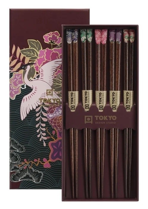 Chopstick Gift Set Japan Flower