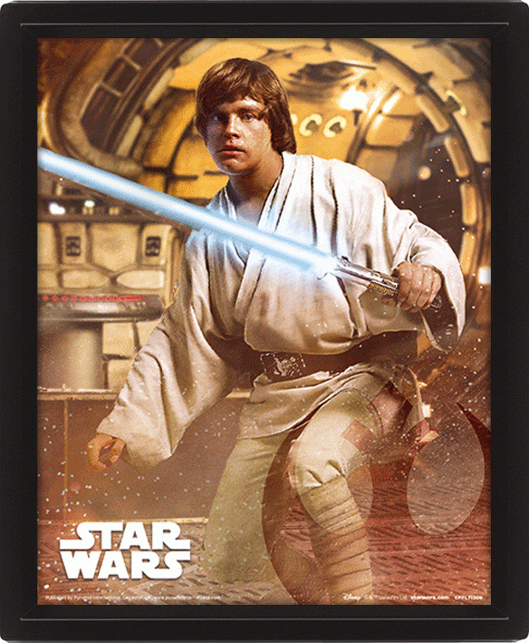Star Wars Vader Vs Skywalker 3D Lenticular Poster