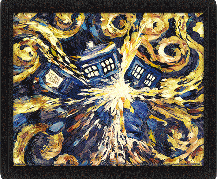 Doctor Who Exploding Tardis 3D Lenticular Poster