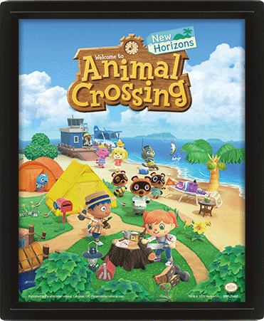 Animal Crossing - New Horizons 3D Lenticular Poster