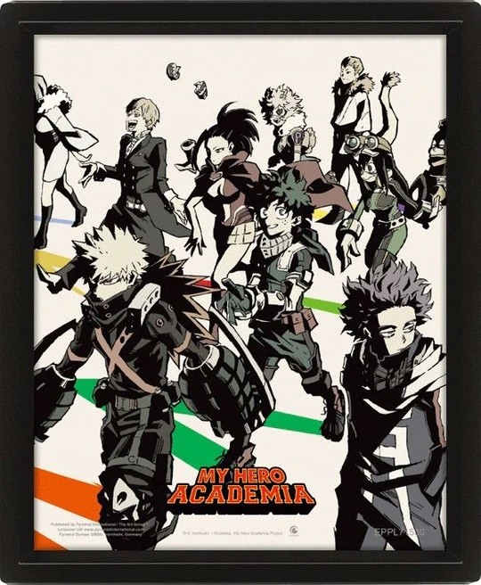 My Hero Academia S5 - 3D Lenticular Poster Heroes & Villains