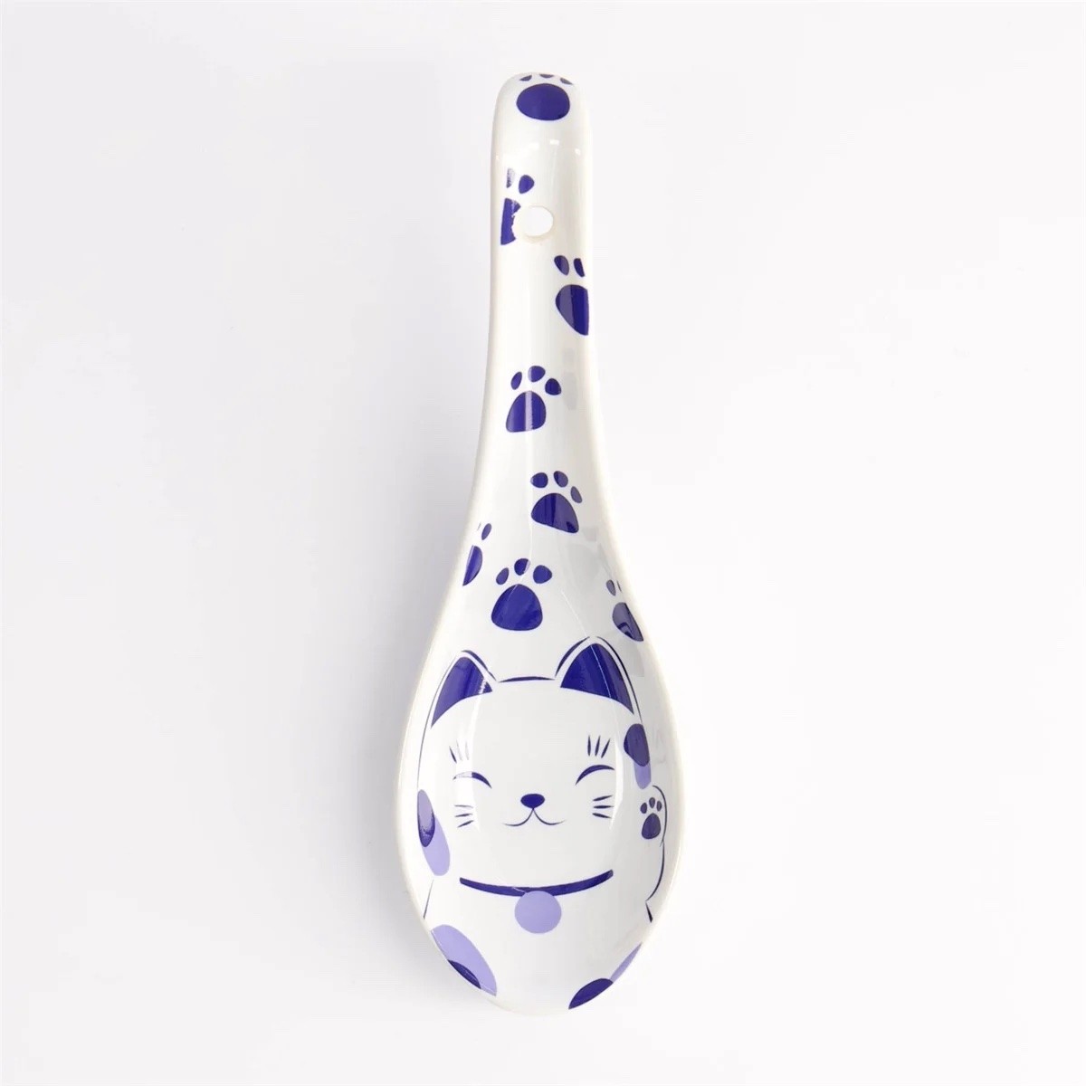 Kawaii Spoon Cat Blue 13.8x4.8cm