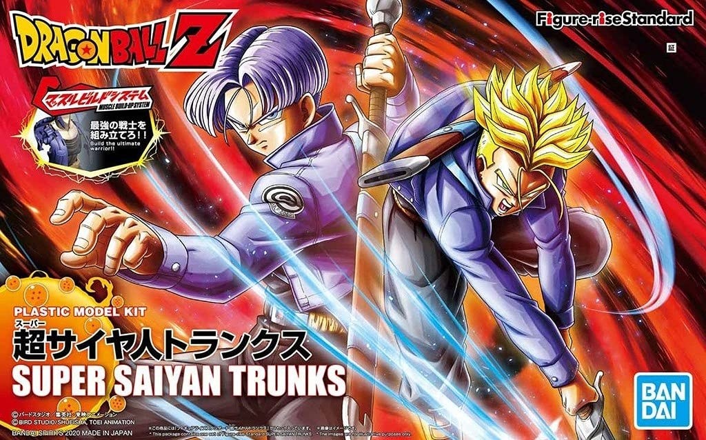 DRAGON BALL Z FIGURE RISE SUPER SAIYAN TRUNKS - PLASTIC MODEL KIT