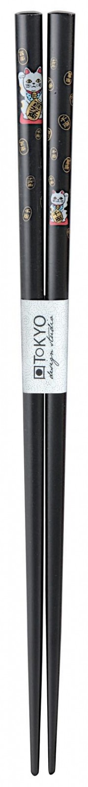 Chopstick Neko Black - 23 cm