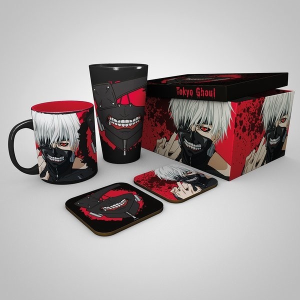 Tokyo Ghoul - Gift Set - Glass XXL + Mug + 2 Coasters Ken