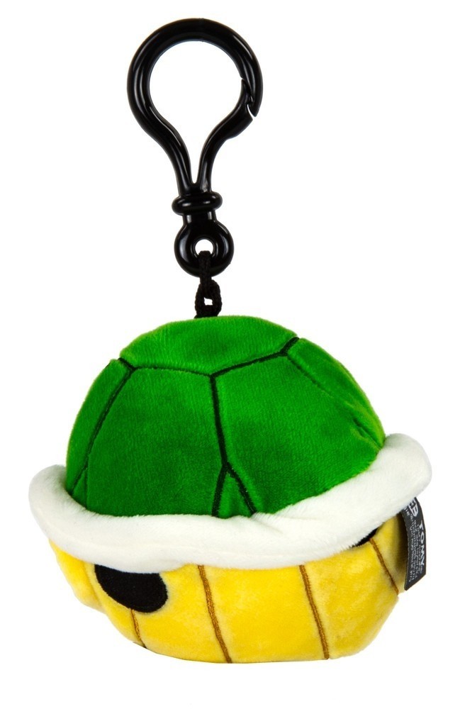 Mocchi-Mocchi Mario Kart Green Shell Game Style Clip On Plush (Small)