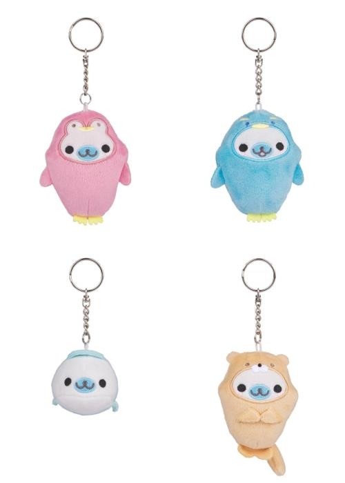 San-X Mamegoma Blind Box Keychain Aquarium Collection 3 Inches 1