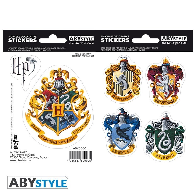 Harry Potter Hogwarts Houses Sticker Pack
