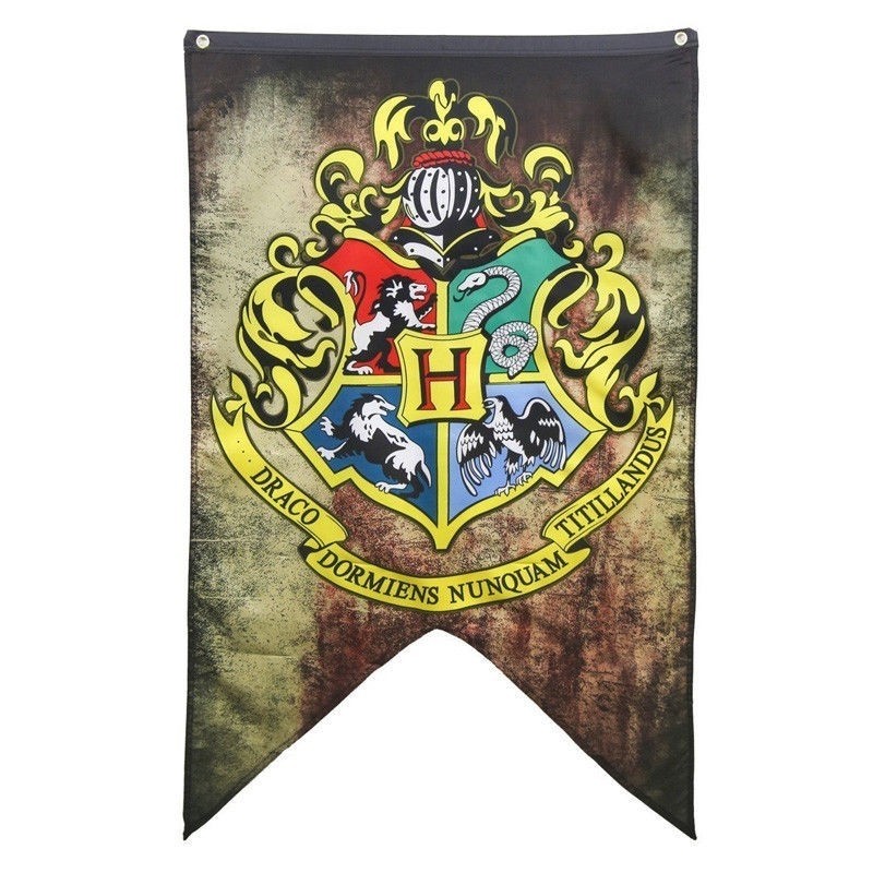 Harry Potter Tapestry Poster Flag Banner 50" x 30" Hogwarts Emblem