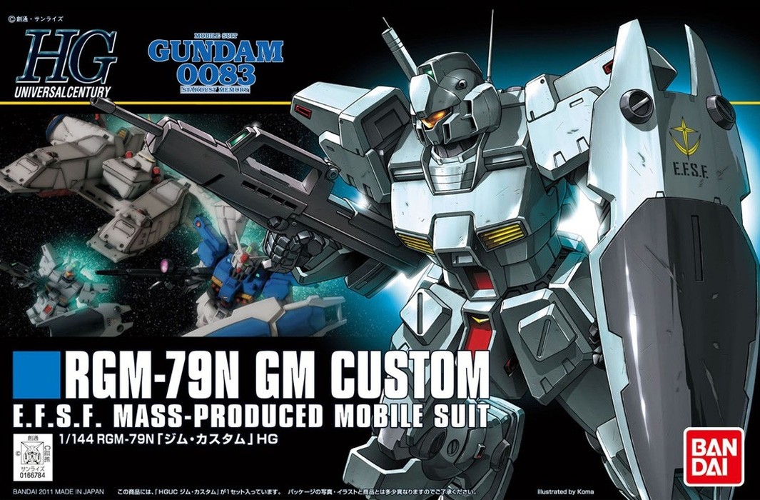HGUC RGM-79N GM CUSTOM 1/144 - GUNPLA