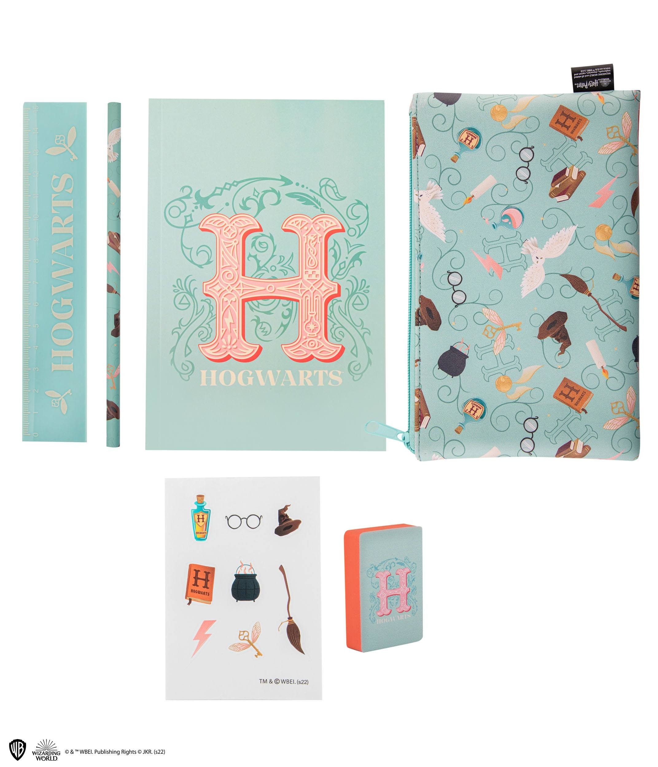 Harry Potter 7-Piece Stationery Set Hogwarts Fantasy Blue