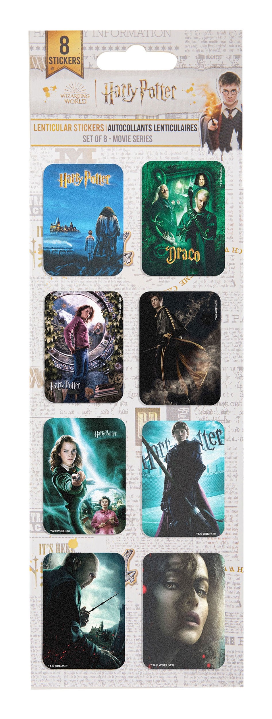 Harry Potter Lenticular Sticker HP movie