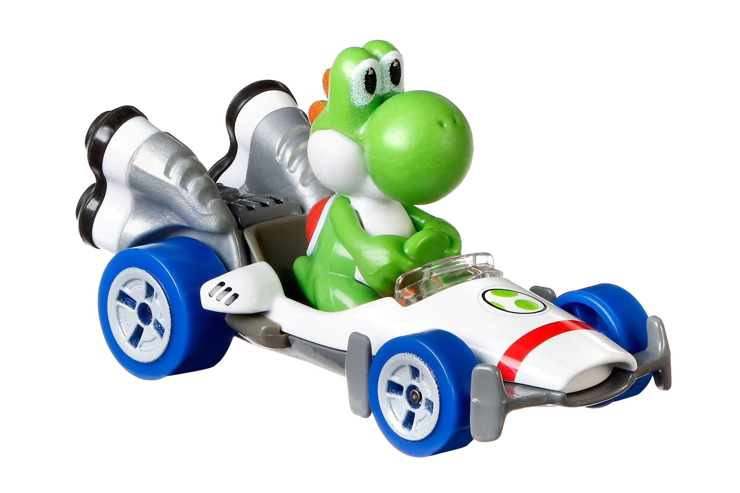 Mario Kart Hot Wheels Diecast Vehicle 1/64 Yoshi (B Dasher) 8 cm