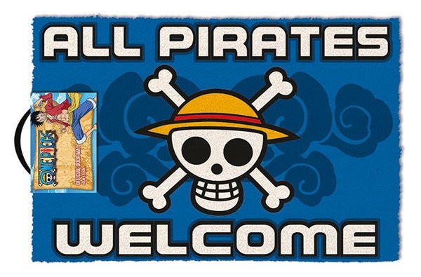 One Piece - Doormat - All Pirates Welcome
