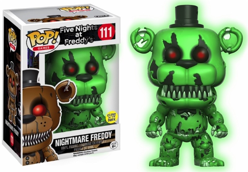 POP! Vinyl: Five Nights at Freddy's: Nightmare Freddy Green GITD (Exc)