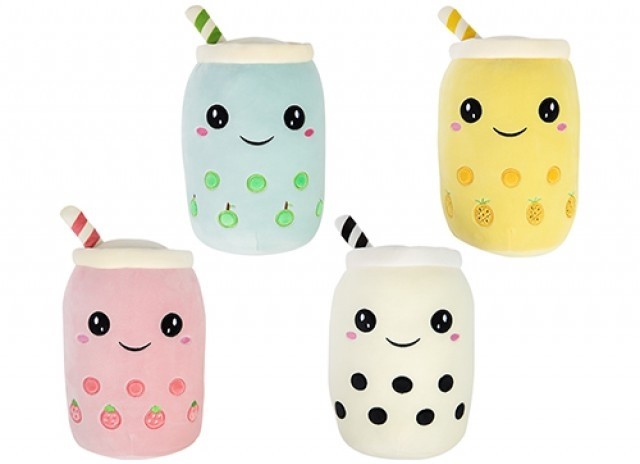 Boba Bubble Tea Plush 20cm (One Colour Chosen at Random)