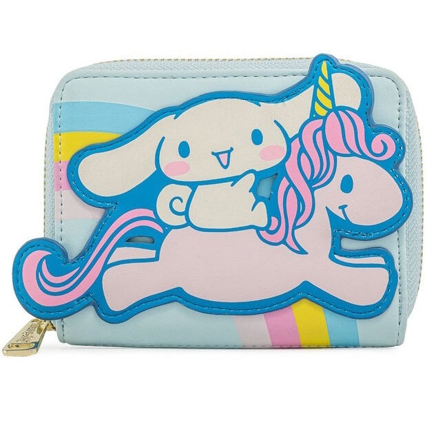 Loungefly Sanrio Cinnamoroll Zip Around Wallet Cinnamoroll Unicorn 1