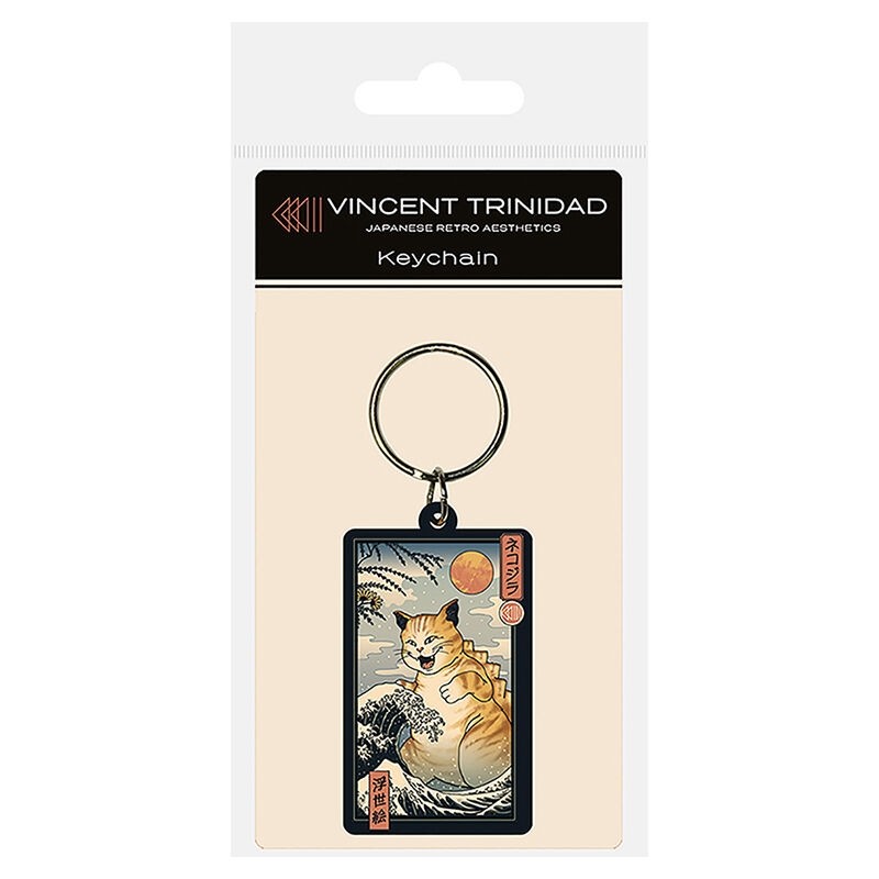 Vincent Trinidad - PVC Keychain - Catzilla Ukiyoe