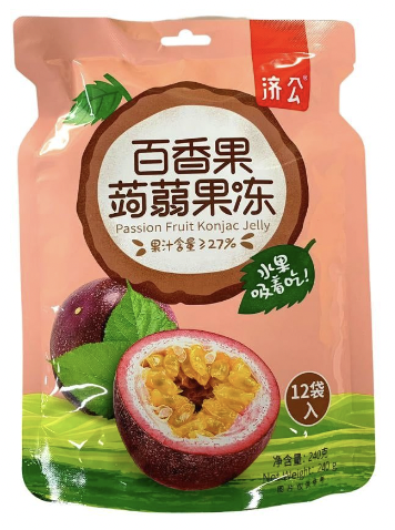 Jigong Passion Fruit Konjac Jelly 240g