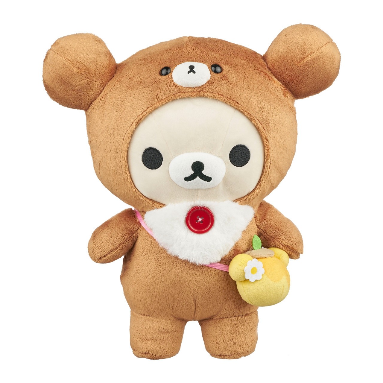 San-X Rilakkuma Plush Korilakkuma in Chairoikoguma Kigurumi 13.5 Inches
