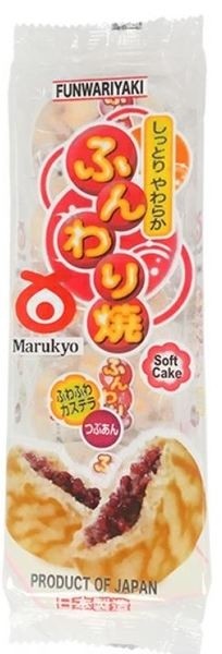 Marukyo Funwari Yaki Red Bean Dorayaki Pancake 5 Pieces 280g