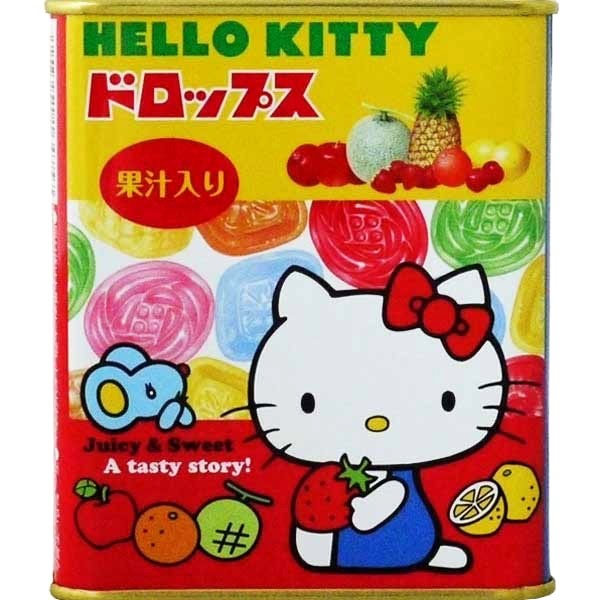 Hello Kitty Fruit Drops in a Tin