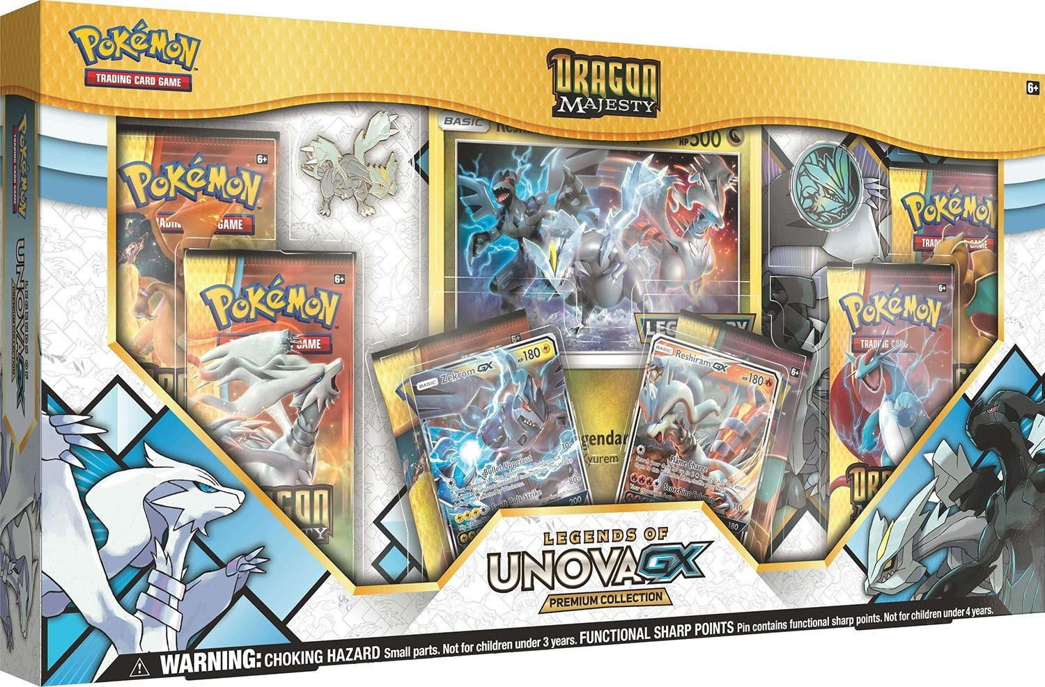 Pokemon TCG: Dragon Majesty - Legends of Unova - GX Collection Box