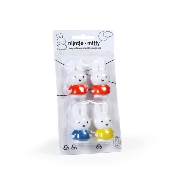 Miffy - Set of 4 Magnets (Classic Colours)