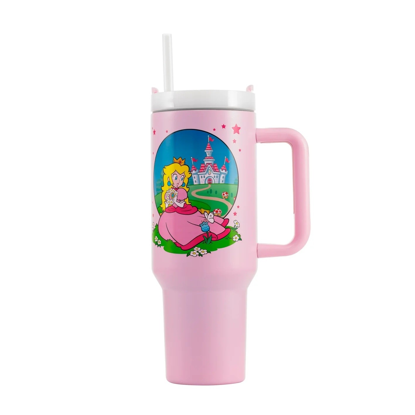 Super Mario 40oz Tumbler - Peach