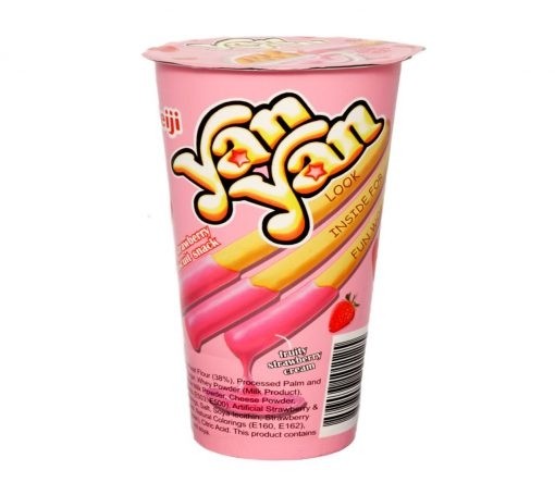 Meiji - Yan Yan Strawberry Cream Biscuit