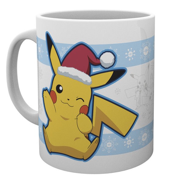 Pokemon - Mug 300 ml / 10 oz - Pikachu Santa Christmas Mug