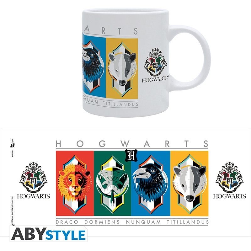 Harry Potter - Mug 320 ml - House Crests Simple