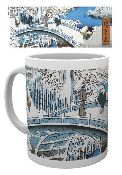 Ukiyo-E - Mug 300 ml - Hiroshige - The Drum Bridge