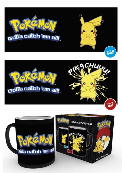 Pokemon - Mug 300 ml / 10 oz - Heat Mugs Pikachu