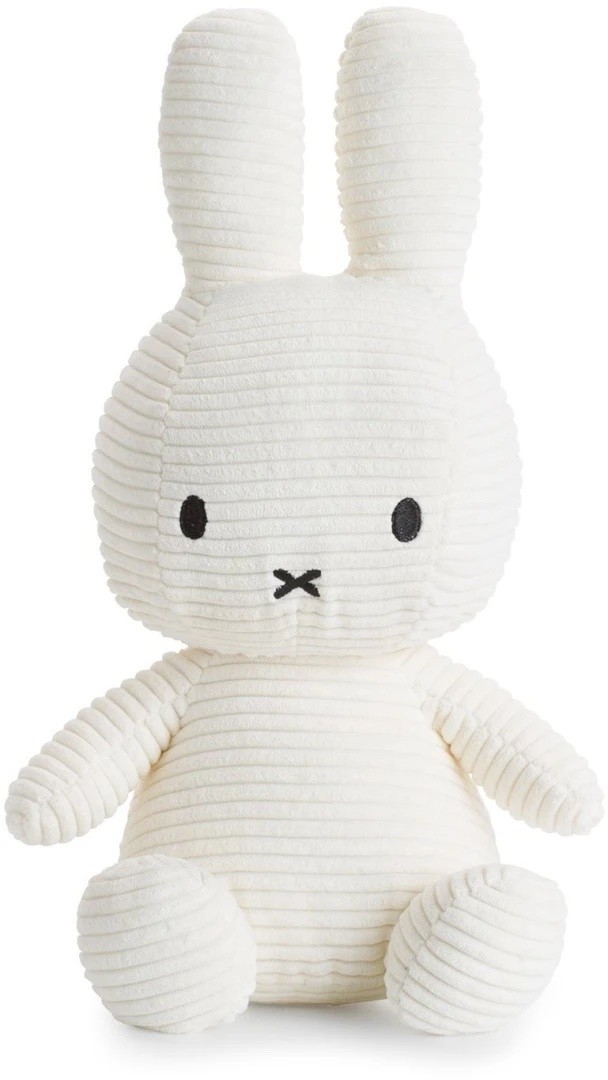 Miffy - Plush - Miffy Corduroy ECO White Large 13 Inches