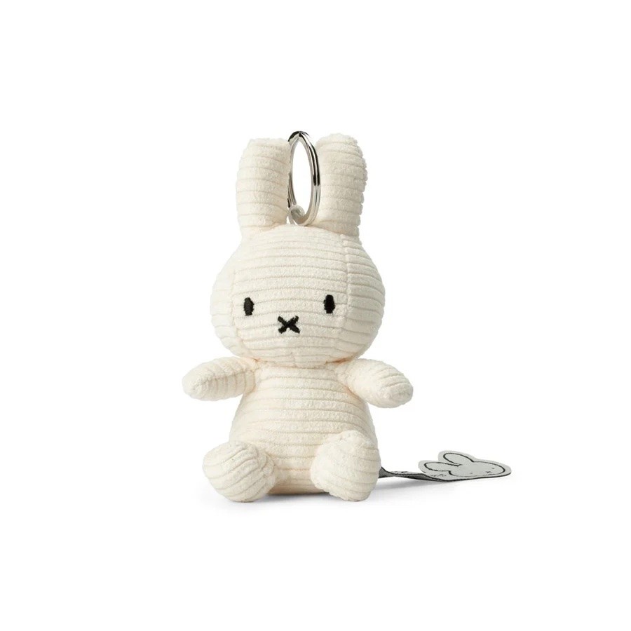 Miffy - Plush Keychain - Corduroy ECO White 4 Inches