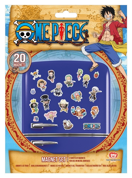 One Piece Chibi Magnet Set
