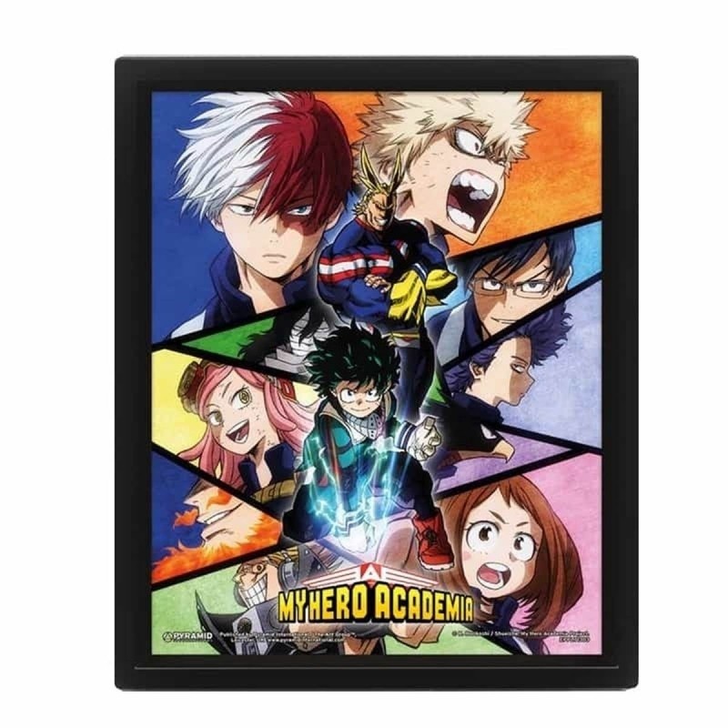 My Hero Academia Season 2 3D Lenticular Poster Characters Mosaic 