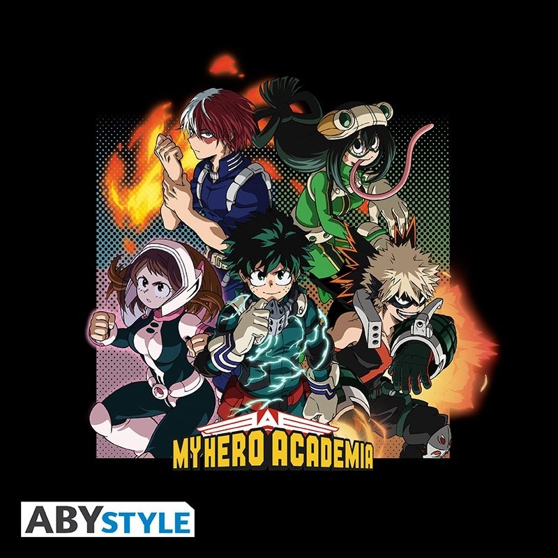 T-SHIRT MY HERO ACADEMIA "Group" Extra Small