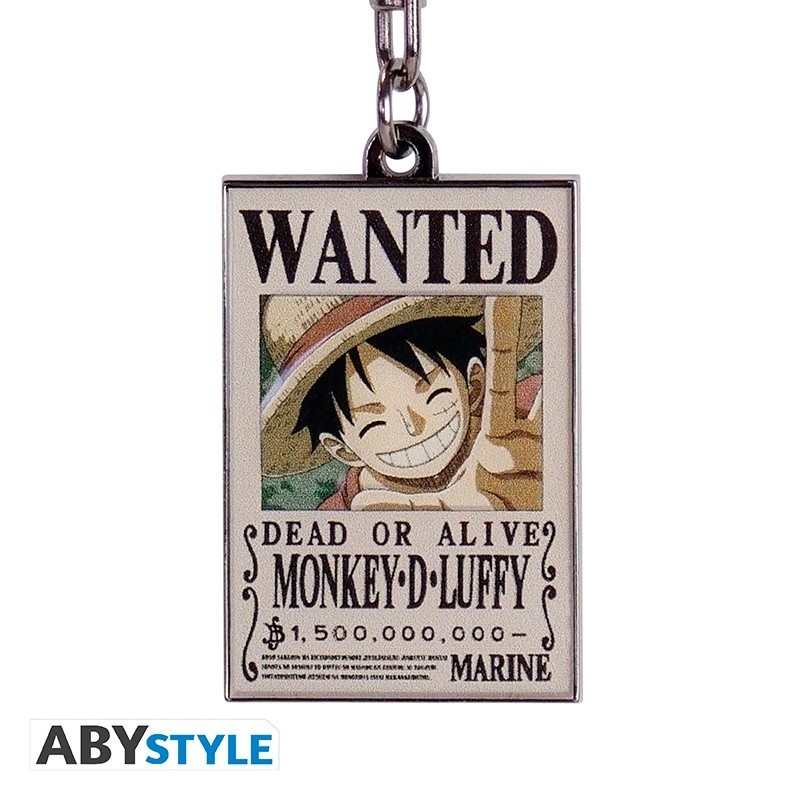 ONE PIECE - Keychain "Wanted Luffy 1.5 Billions"