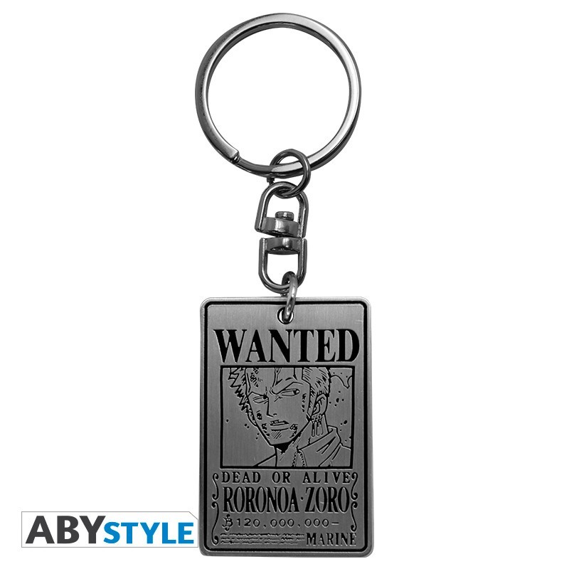 ONE PIECE - Keychain "Wanted Zoro"