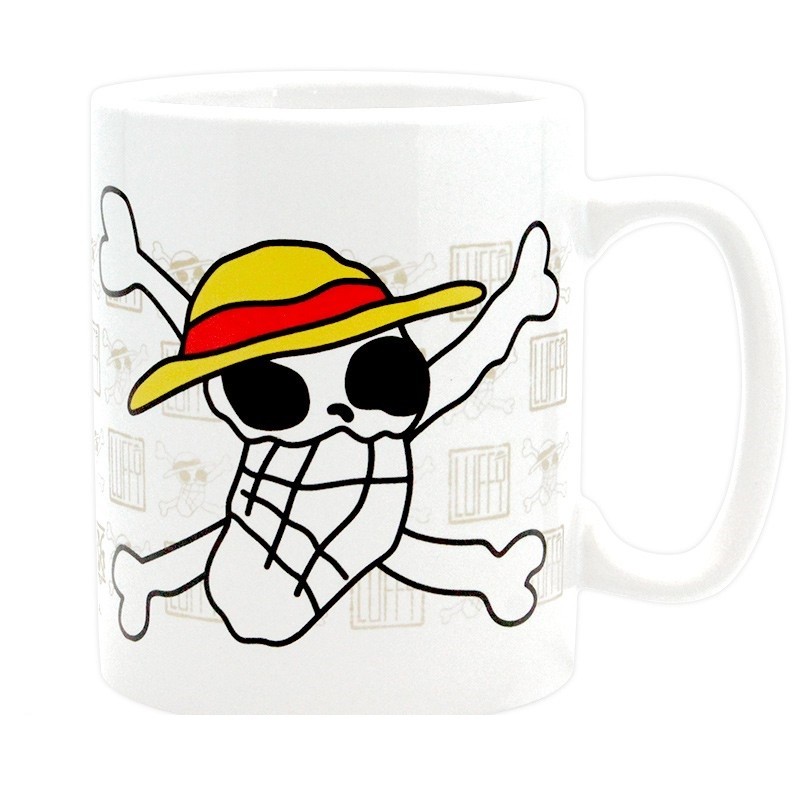 ONE PIECE - Mug - 460 ml - Skull drawn by Luffy -