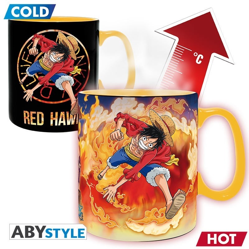 ONE PIECE - Heat Mug 460 ml - Luffy & Sabo