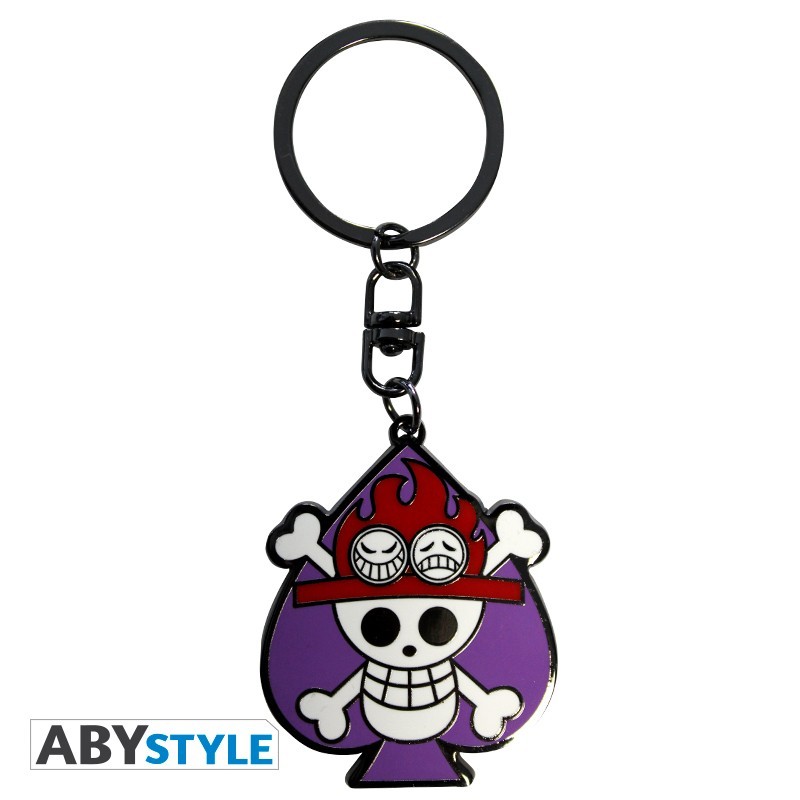 ONE PIECE - Keychain  "Skull Ace"