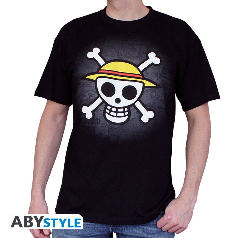 T-SHIRT ONE PIECE "Skull with map" Large
