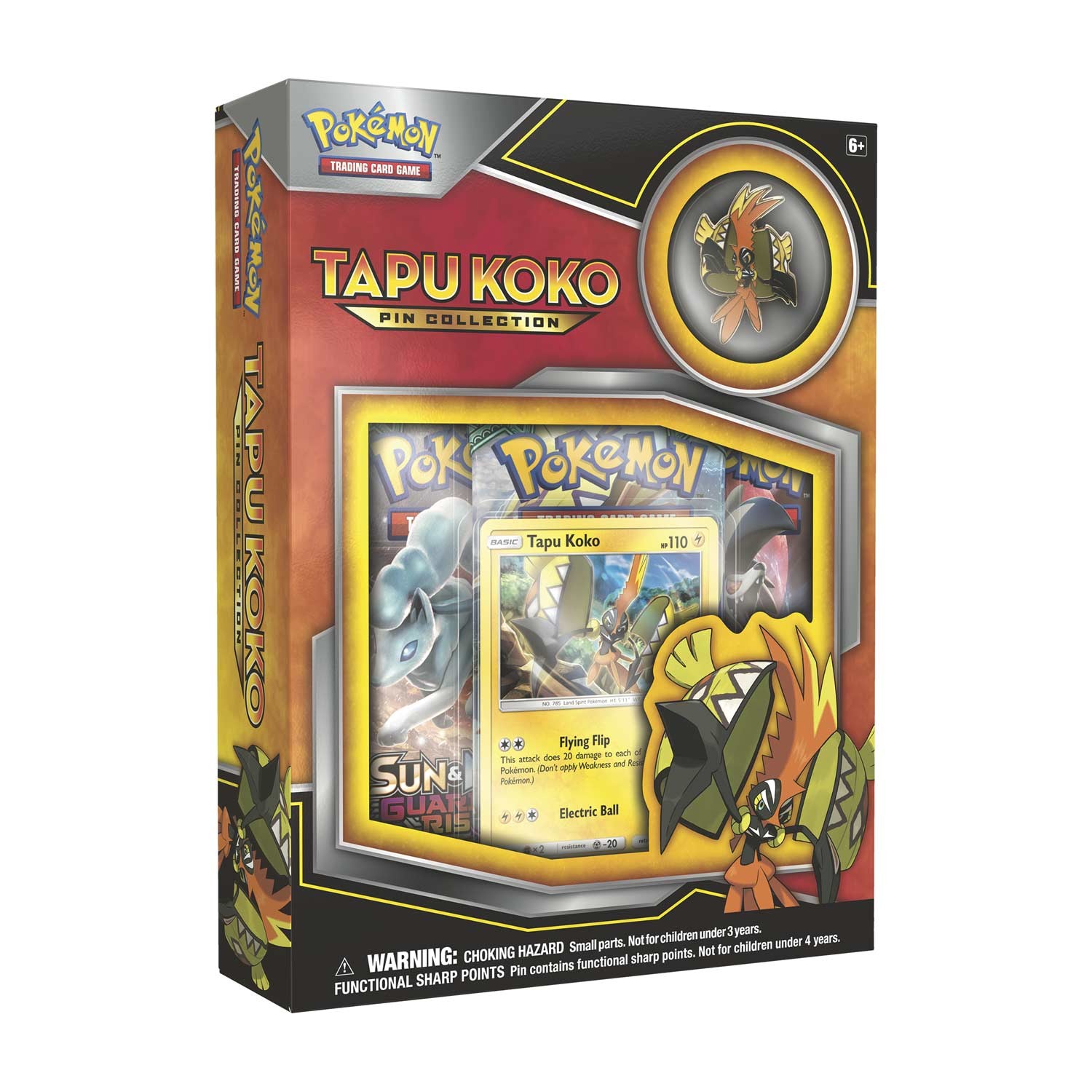 Pokémon TCG: Tapu Koko Pin Collection