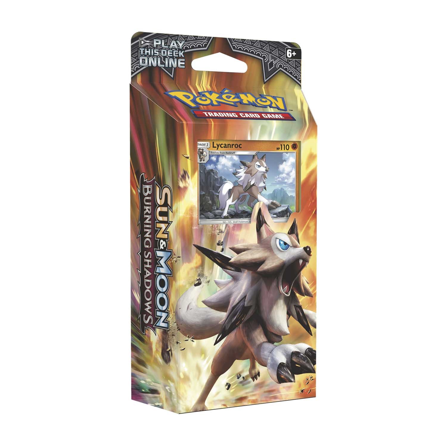 Pokemon Tcg Sun Moon 3 Burning Shadows Theme Deck Lycanroc Pokemon Tcg Sun Moon 3 Burning Shadows Theme Deck Lycanroc