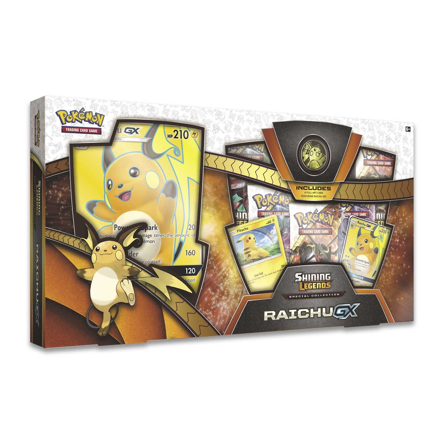 Pokemon TCG: Shining Legends Special Collection-Raichu-GX
