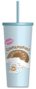Sanrio Cinnamoroll Cup with Straw