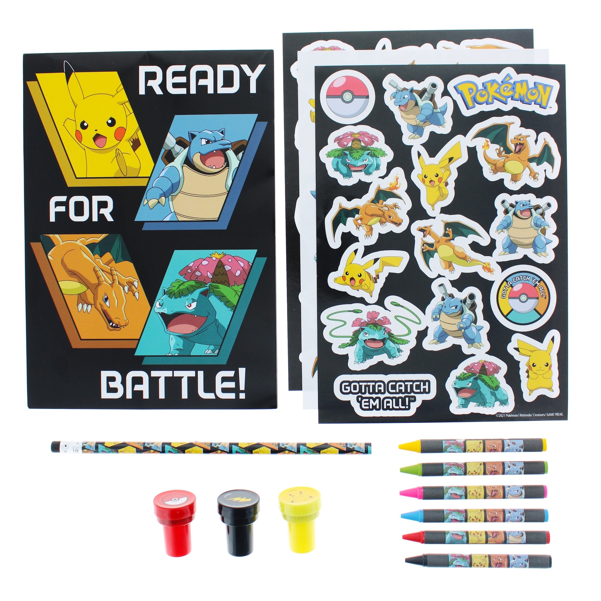 Pokemon Classic Stick & Stamp Set